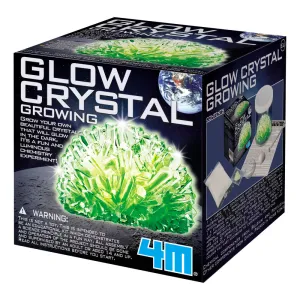 4M Glow Crystal Growing Kit - DIY Glow-in-the-Dark Science Experiment