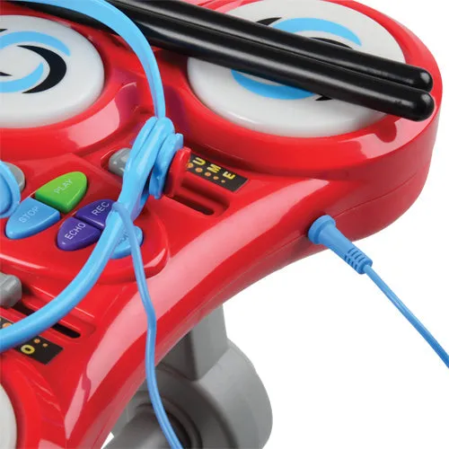 Activity Drum Center | Interactive Percussion Set with Rhythm, Microphone & Stool