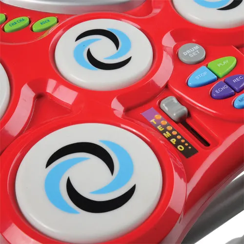 Activity Drum Center | Interactive Percussion Set with Rhythm, Microphone & Stool