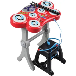 Activity Drum Center | Interactive Percussion Set with Rhythm, Microphone & Stool