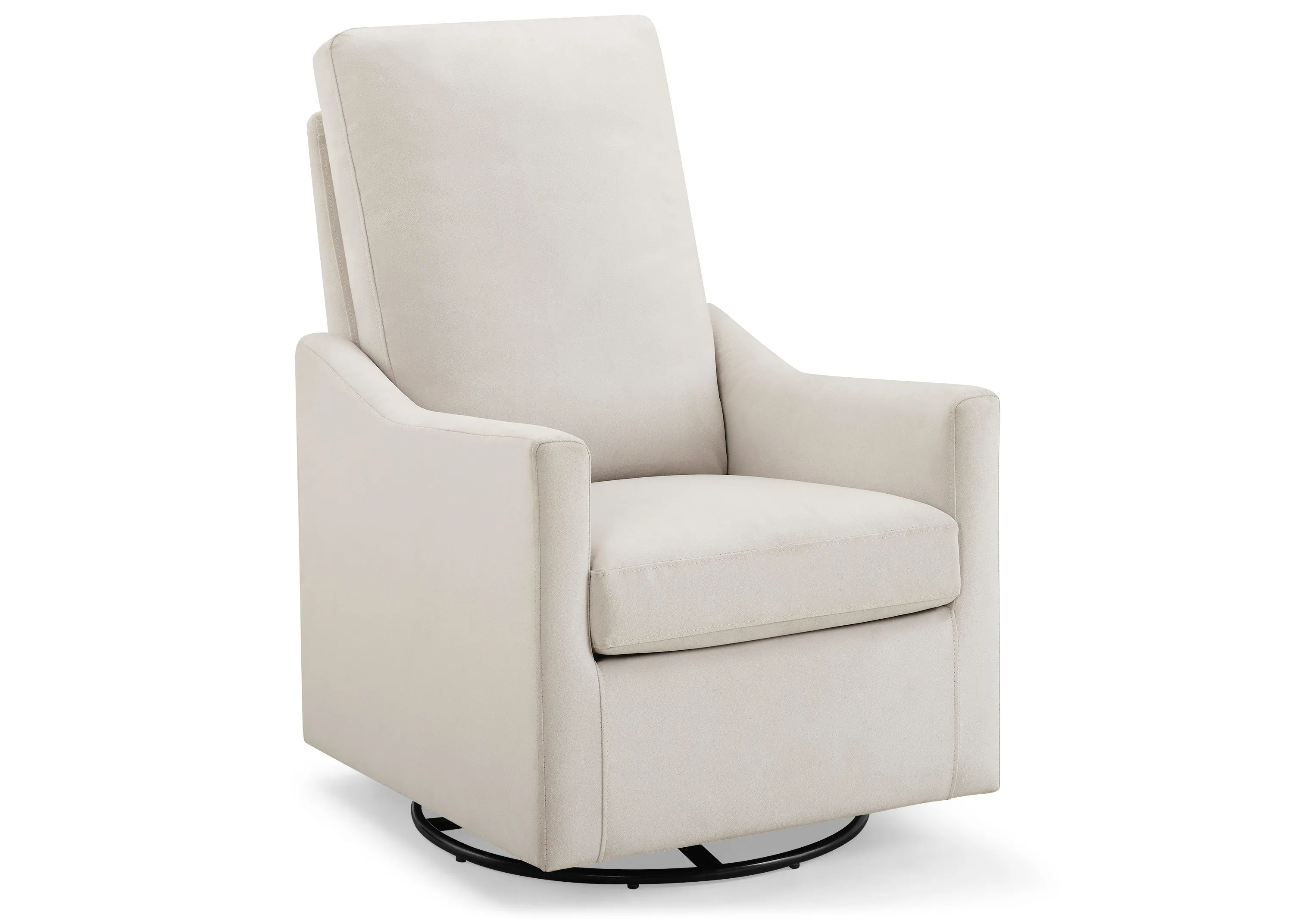 Andie Nursery Glider Swivel Chair with LiveSmart Fabric