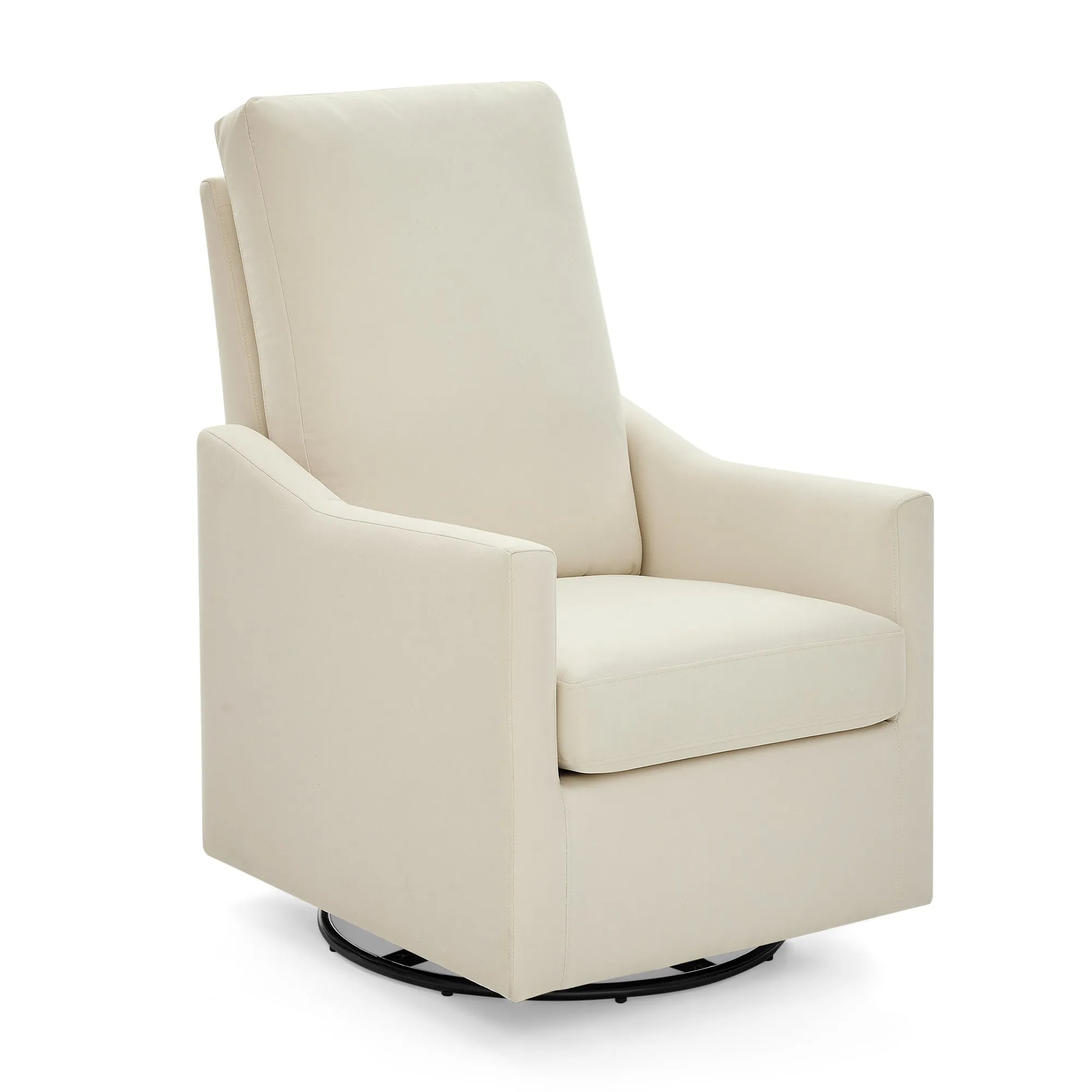 Andie Nursery Glider Swivel Chair with Stain-Resistant LiveSmart Fabric