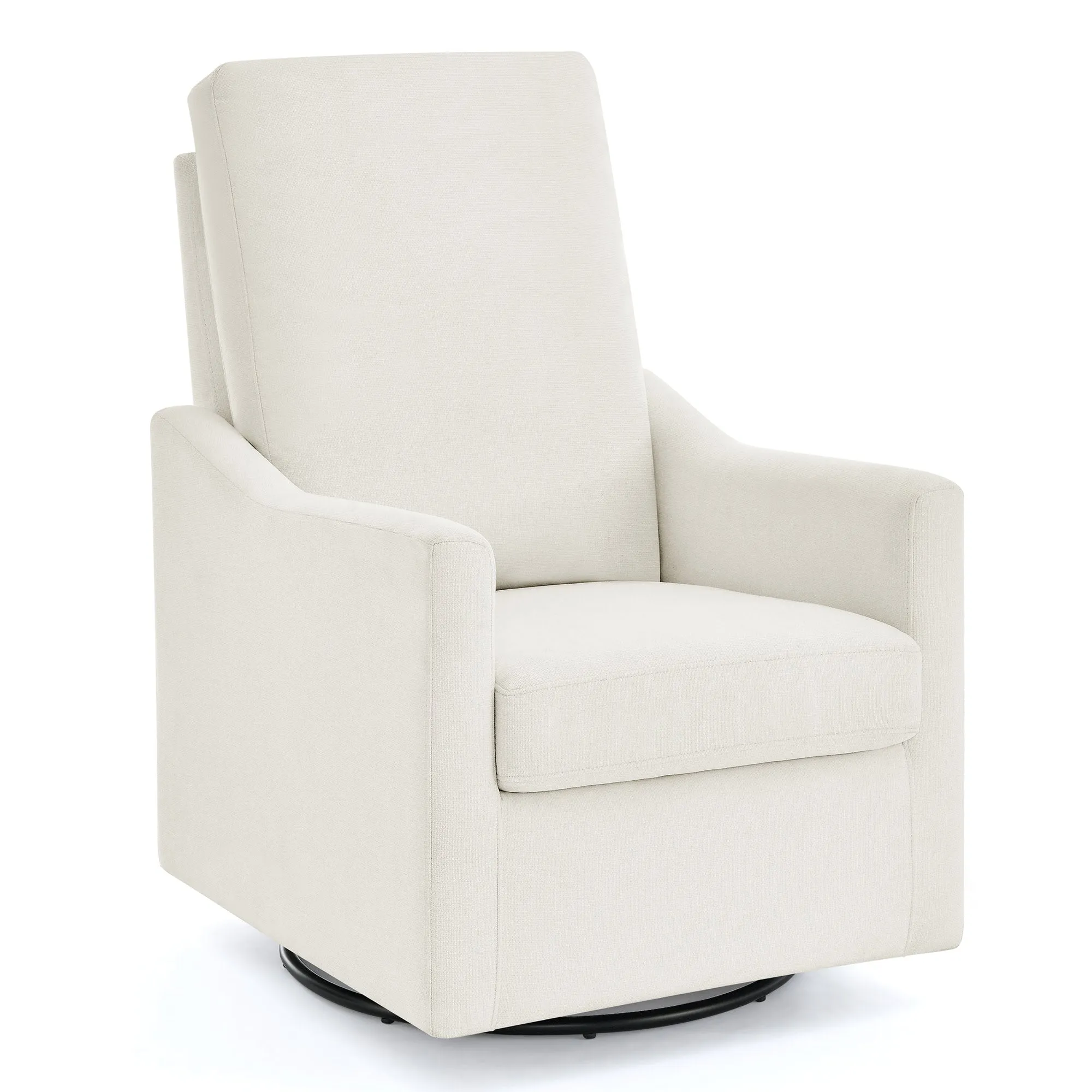 Andie Nursery Glider Swivel Chair with Stain-Resistant LiveSmart Fabric