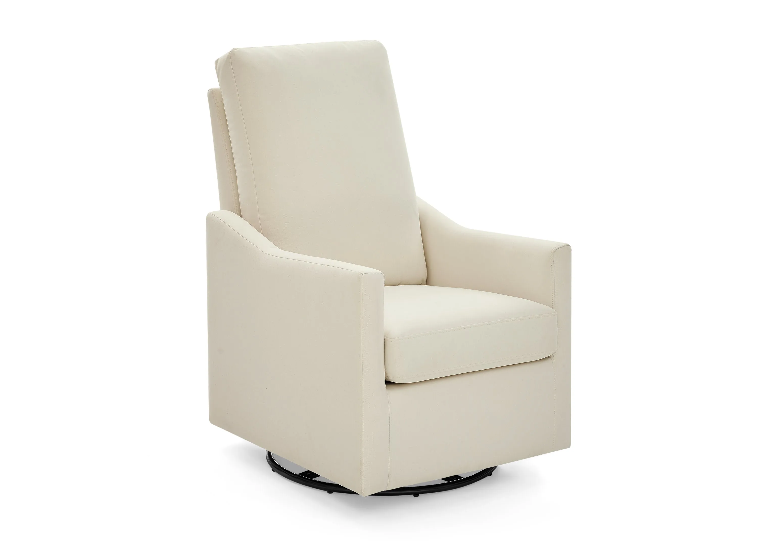 Andie Nursery Glider Swivel Chair with Stain-Resistant LiveSmart Fabric
