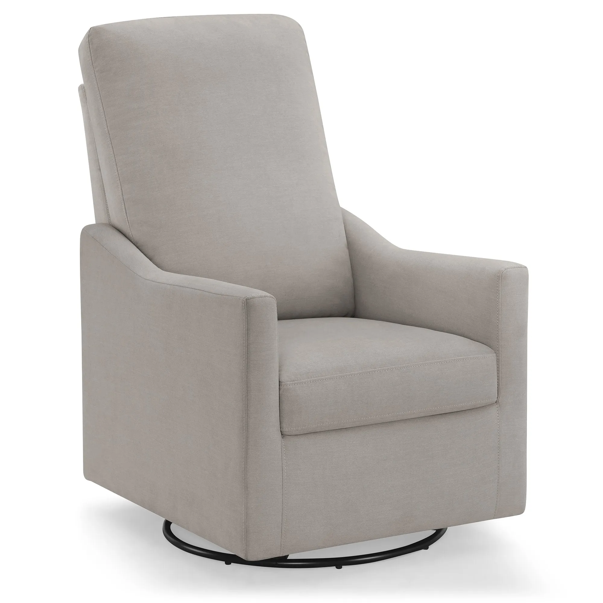 Andie Nursery Glider Swivel Chair with Stain-Resistant LiveSmart Fabric