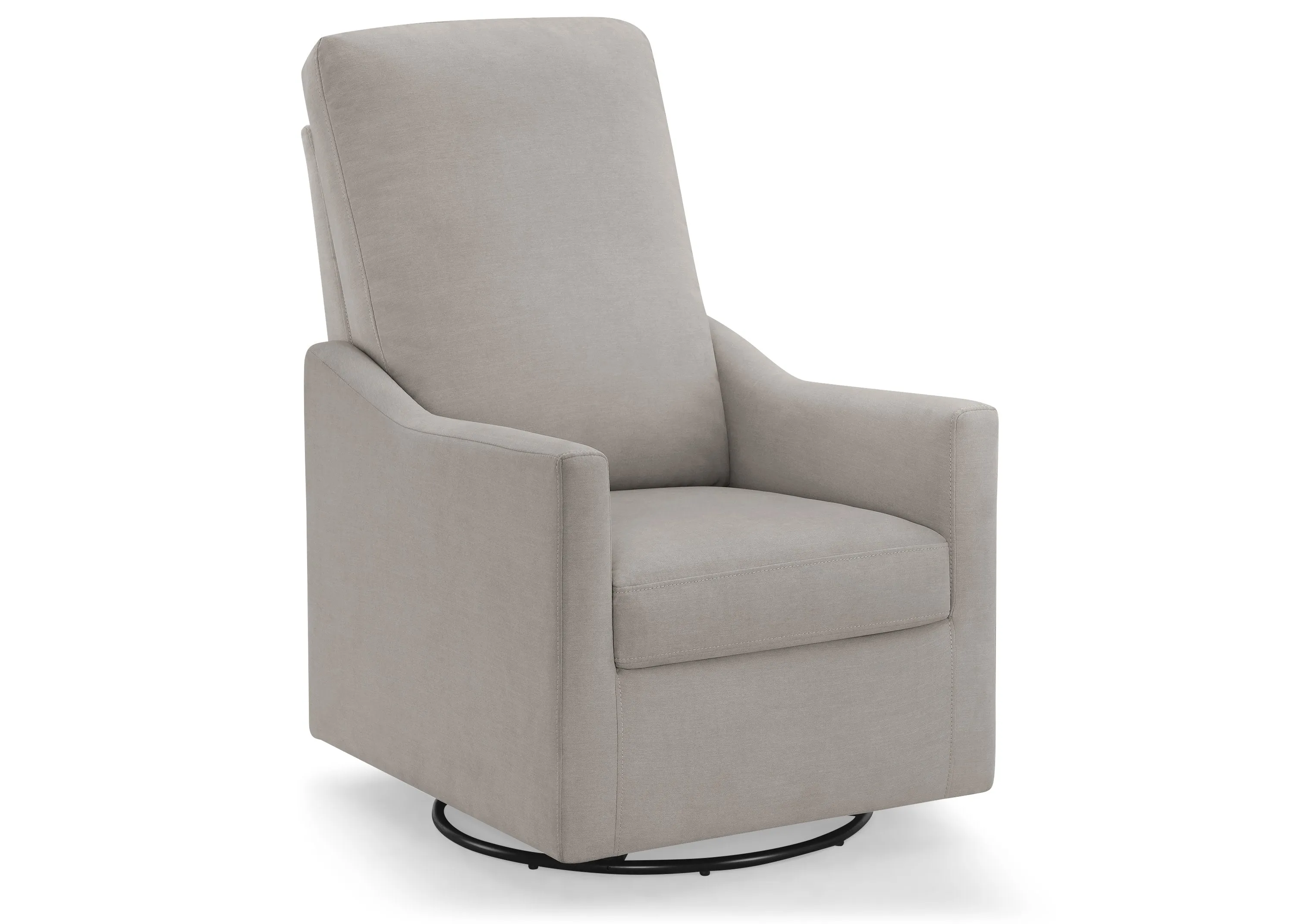 Andie Nursery Glider Swivel Chair with Stain-Resistant LiveSmart Fabric