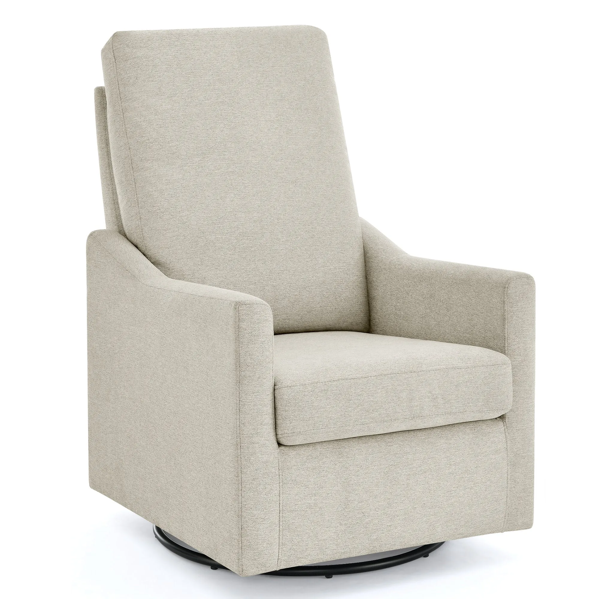 Andie Nursery Glider Swivel Chair with Stain-Resistant LiveSmart Fabric