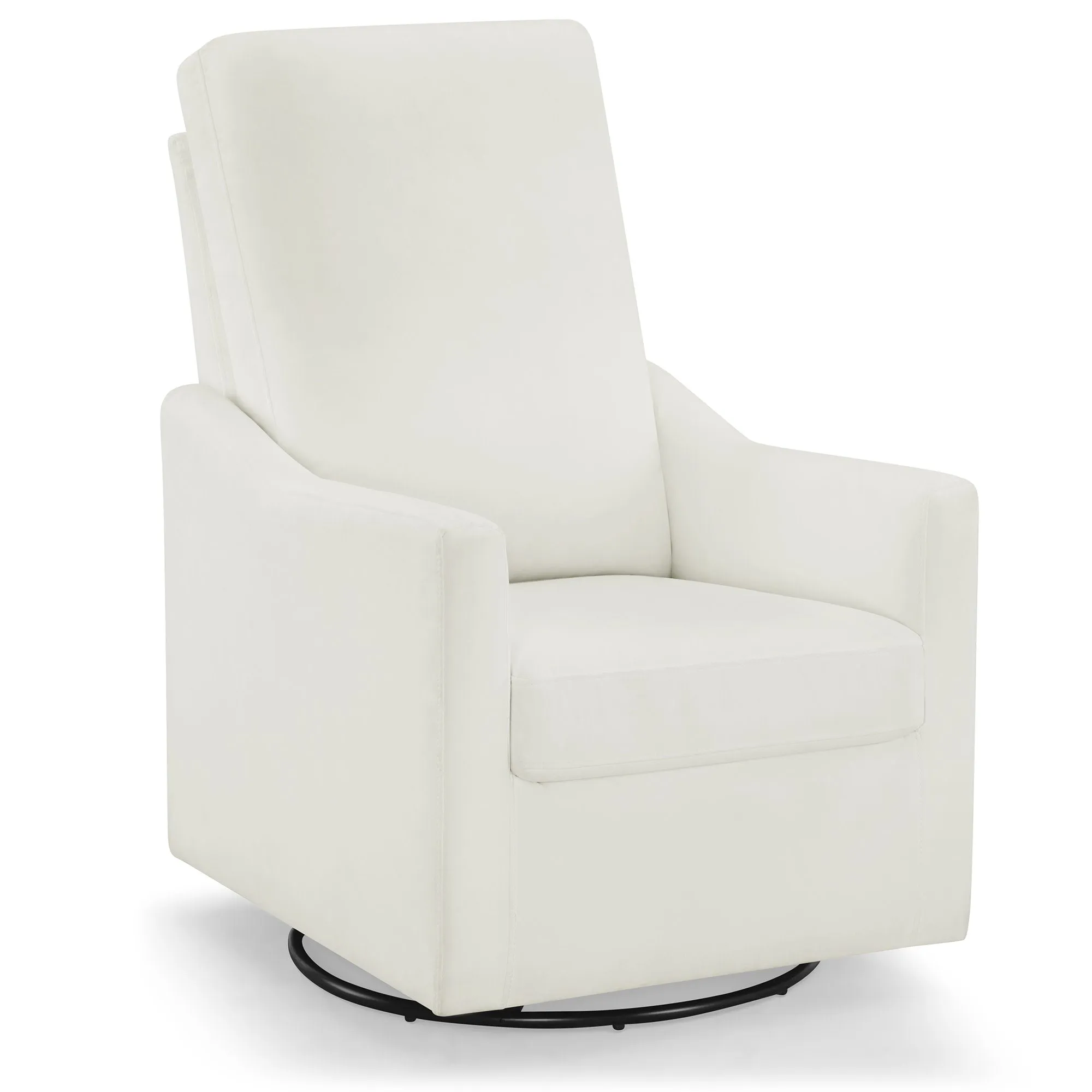 Andie Nursery Glider Swivel Chair with Stain-Resistant LiveSmart Fabric