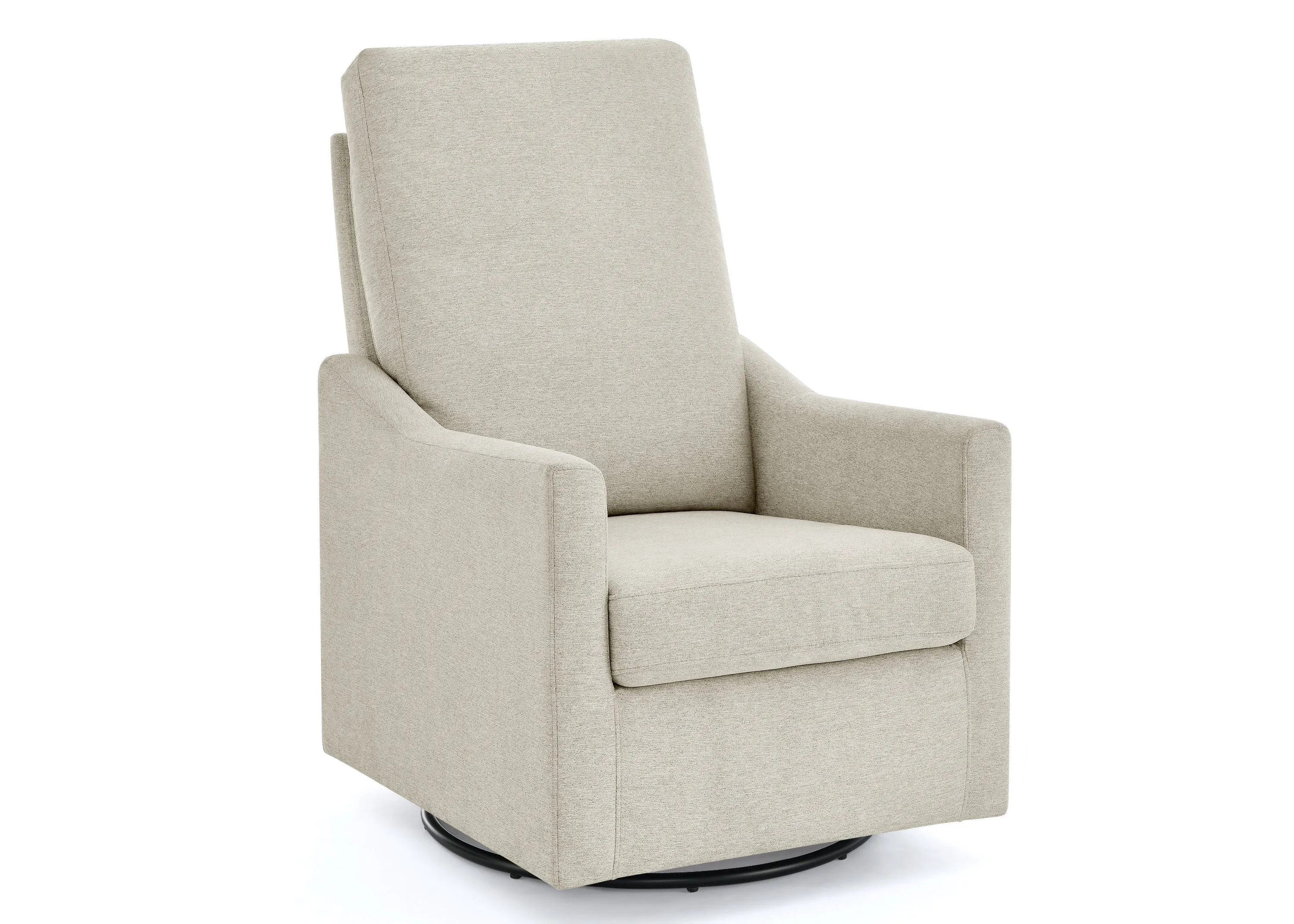 Andie Nursery Glider Swivel Chair with Stain-Resistant LiveSmart Fabric