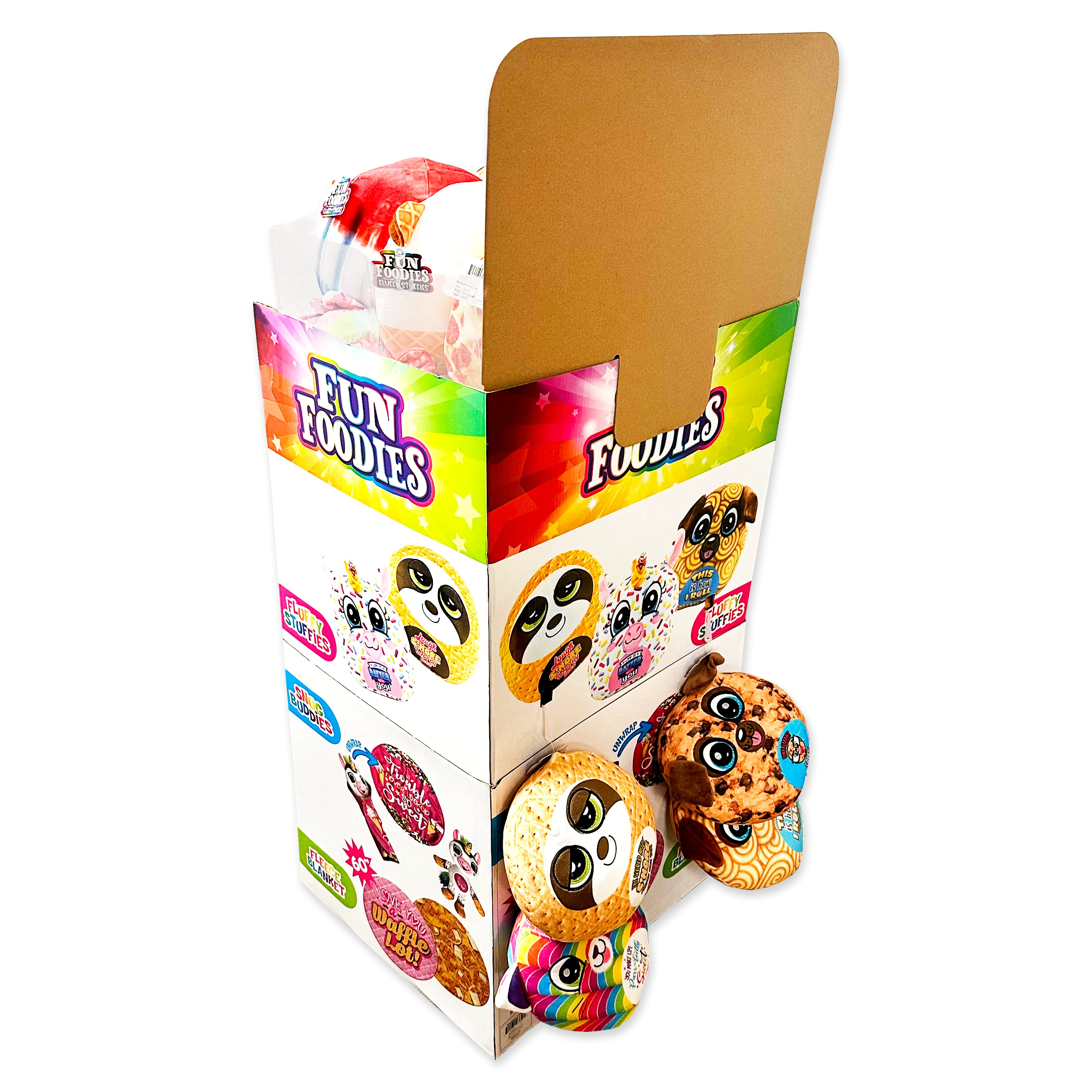 Blanket Plush Floor Display Assortment Floor Display - 36 Pieces Per Retail Ready Display 88399