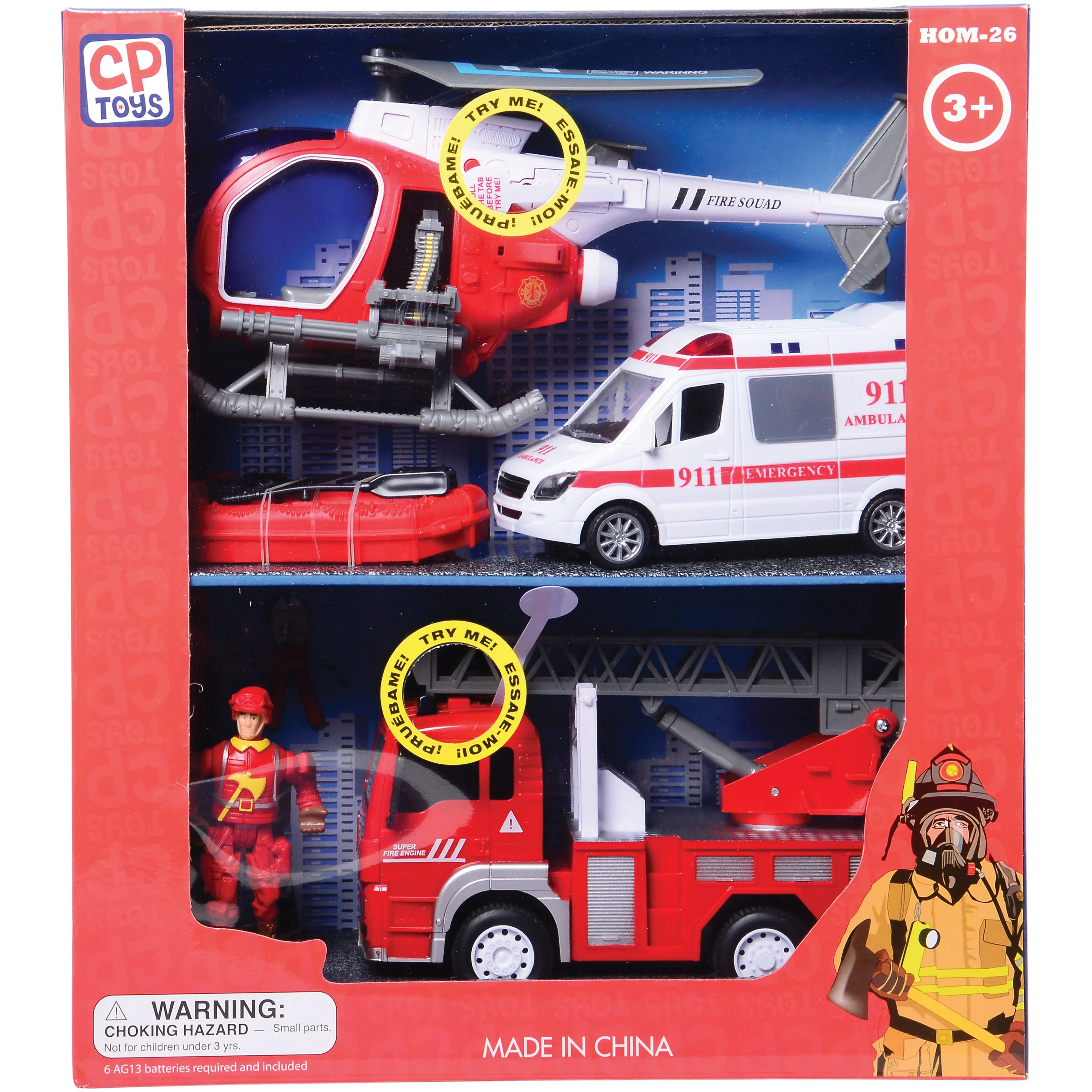City Fire Special Ops & Rescue Playset | Lights, Sounds, and Rescue Action