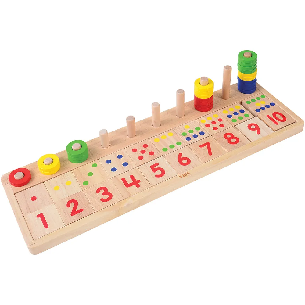Count & Match Numbers Board - 83 Pieces