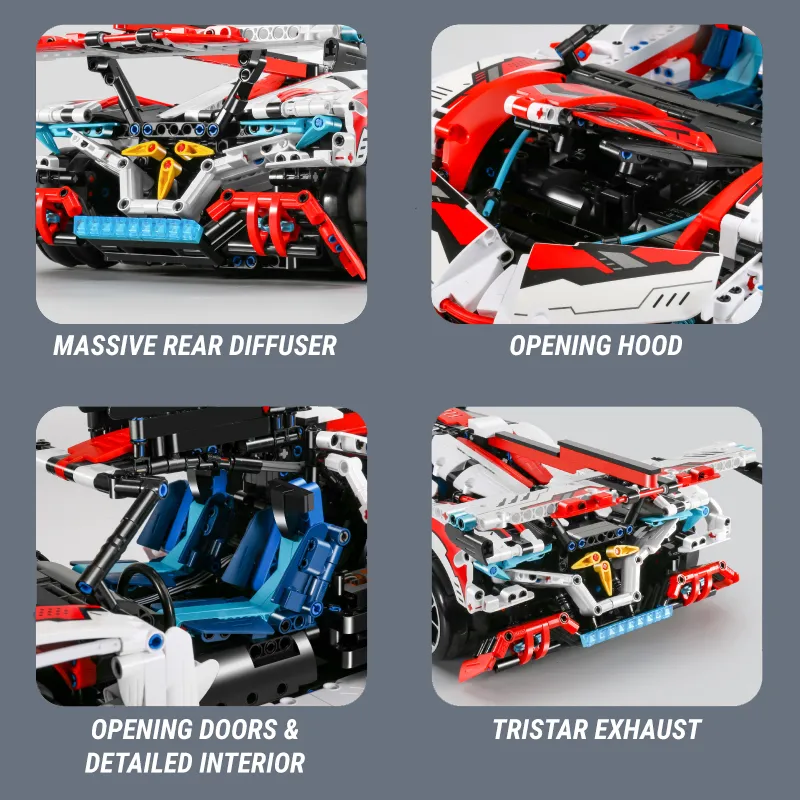 Drifting Intense Emotion Hypercar 2731pcs