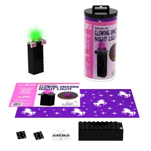 E-Blox Power Blox Unicorn Glowing Night Light - STEM Toy for Kids Ages 5 