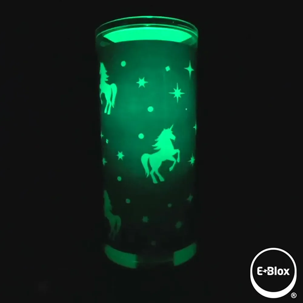 E-Blox Power Blox Unicorn Glowing Night Light - STEM Toy for Kids Ages 5 