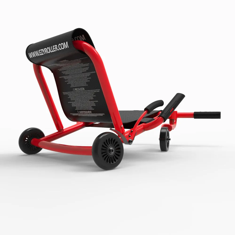 EzyRoller Classic Ride-On Scooter - Red - Extendable Design for Kids Ages 4 