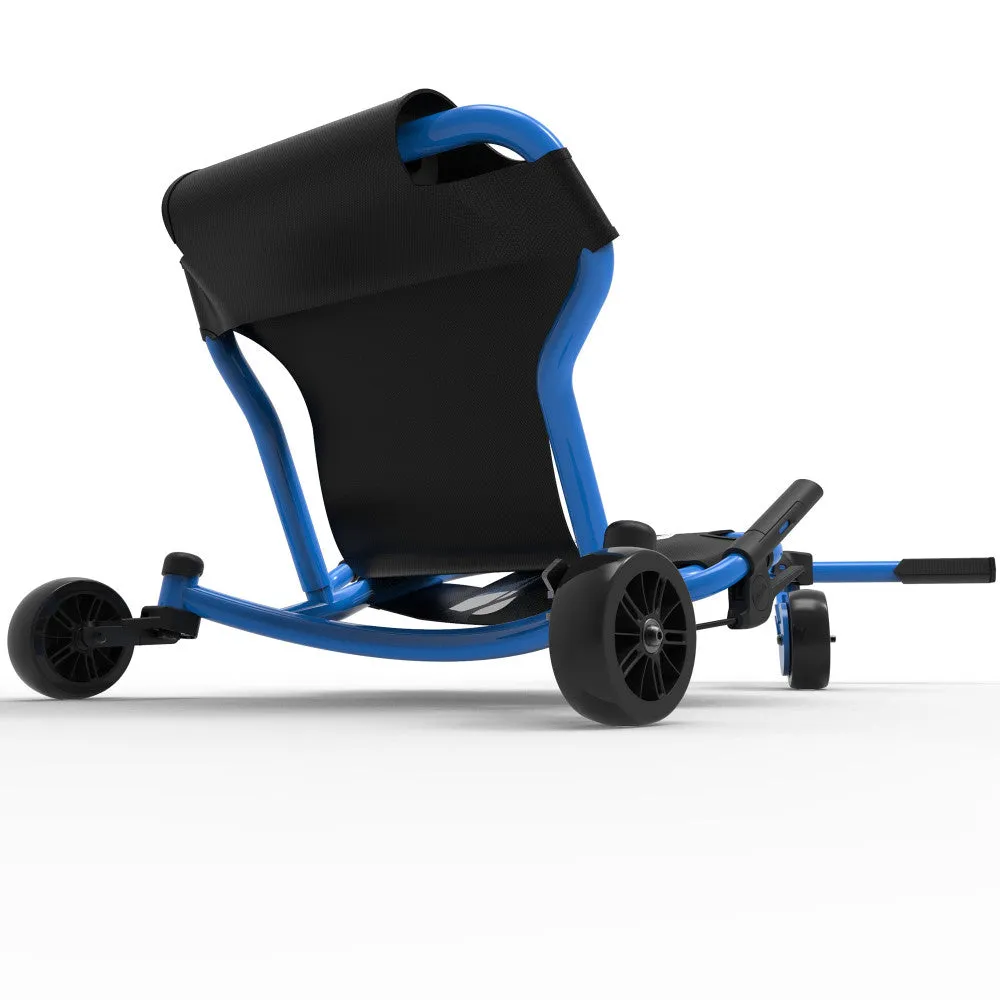 EzyRoller Drifter Pro X - Blue - High-Capacity Ride-On Scooter for All Ages