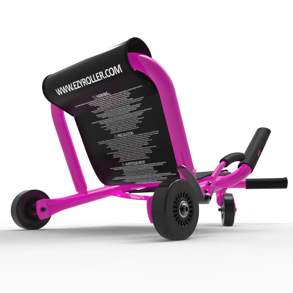 EzyRoller Mini - Pink - Ride-On Scooter for Toddlers & Kids, 45lb Capacity, Ages 2 