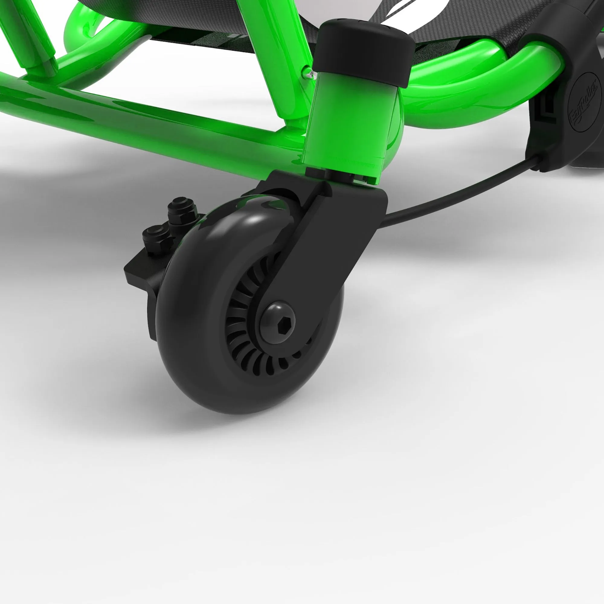 EzyRoller Spinner Ride-On Scooter - Lime Green - Pedal-Free Twist on Fun for Kids & Teens