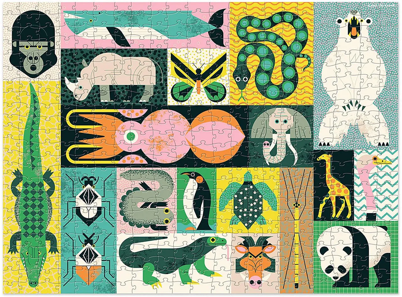 Family Puzzle 500-pc Giants Animal