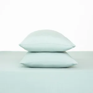 Fitted Sheet with Pillowcases in Sage