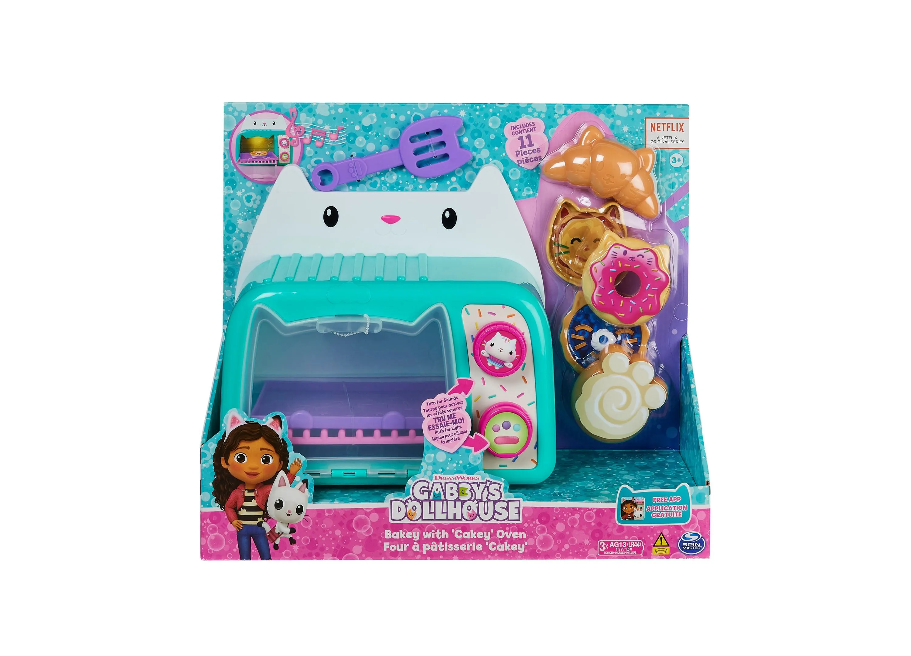 Gabby's Dollhouse Bakey with Cakey Oven - Interactive Playset with Lights and Sounds