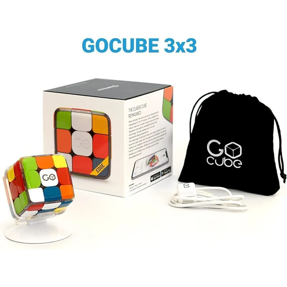 GoCube Reimagined 3x3/2x2 Full Pack STEM Puzzle Toy Cube