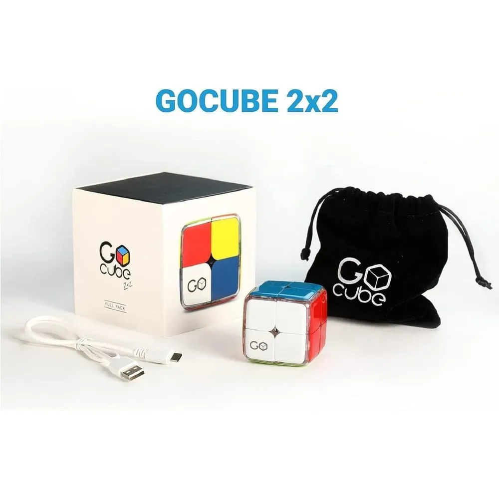 GoCube Reimagined 3x3/2x2 Full Pack STEM Puzzle Toy Cube