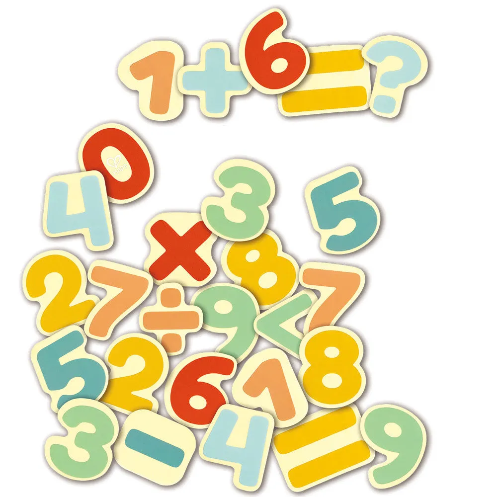 Hape Colorful Magnetic Wooden Numbers Set - 54 Pieces