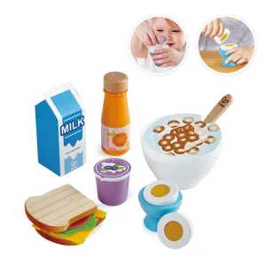Hape Delicious Breakfast Wooden Kitchen Playset for Toddlers & Children Ages 3 