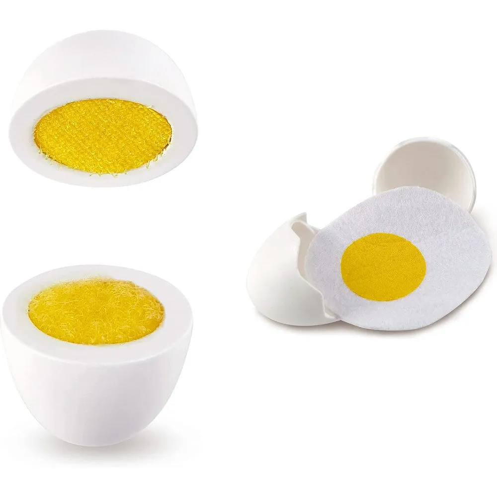 Hape Egg Carton Kitchen Playset - 6pc, Take Apart Egg Pieces