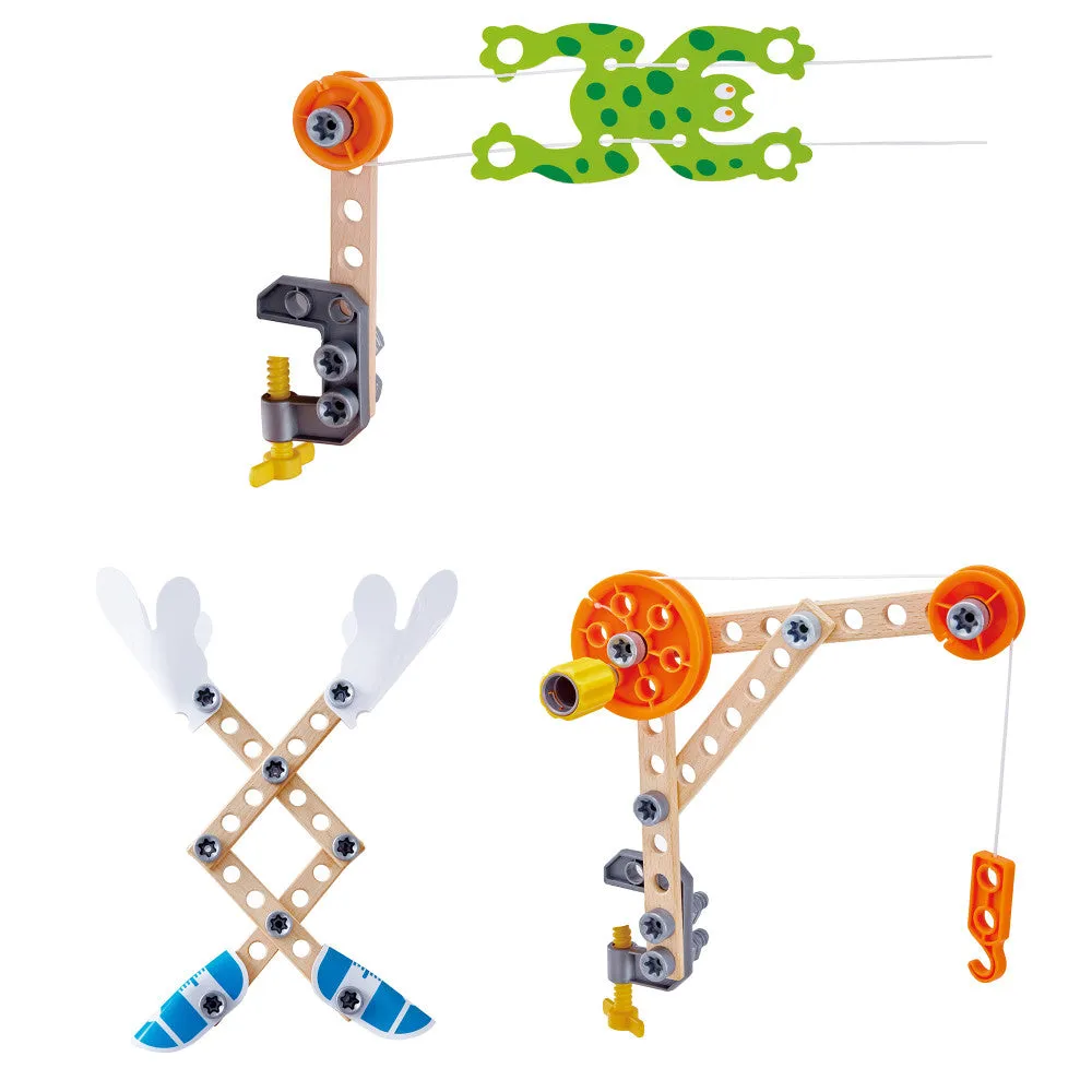 Hape Junior Inventor Three-Experiment Kit - 36pcs