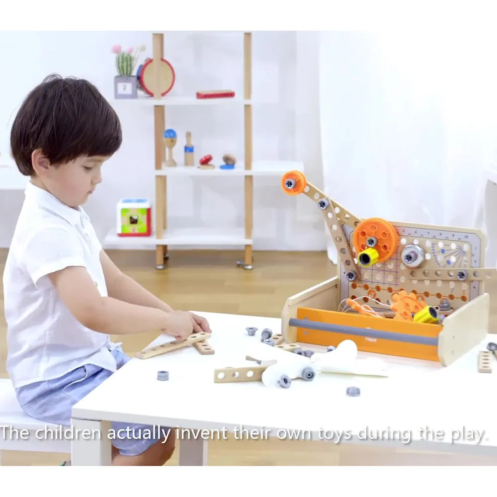 Hape Junior Inventor Three-Experiment Kit - 36pcs