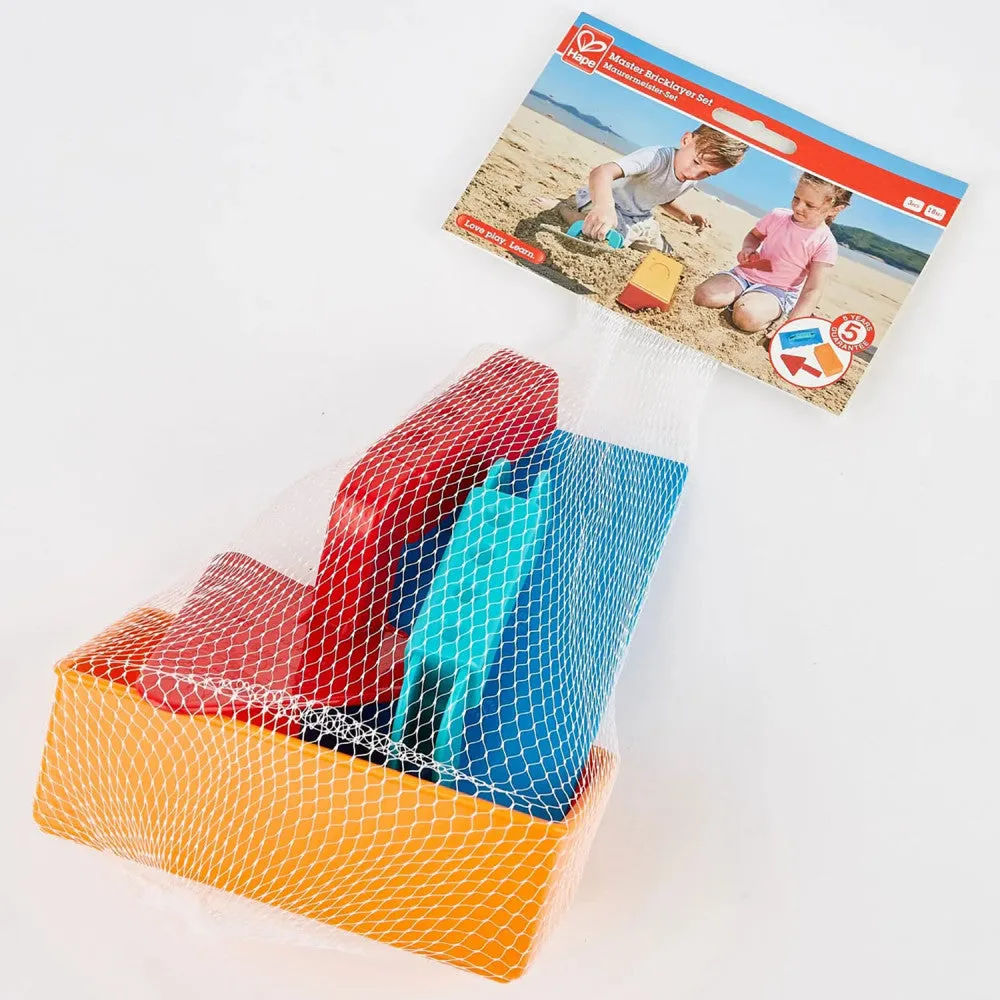 Hape - Master Bricklayer Set - 3pc Sand Castle Building Playset