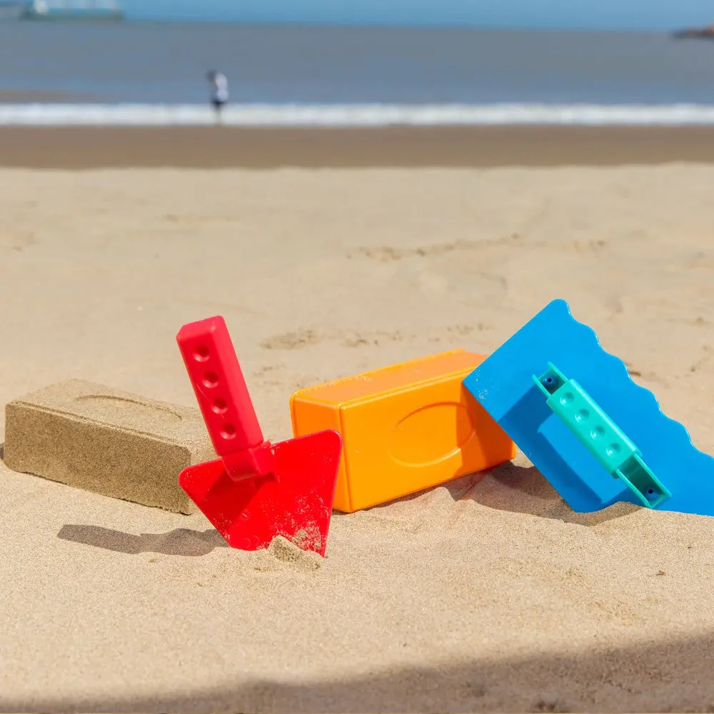 Hape - Master Bricklayer Set - 3pc Sand Castle Building Playset