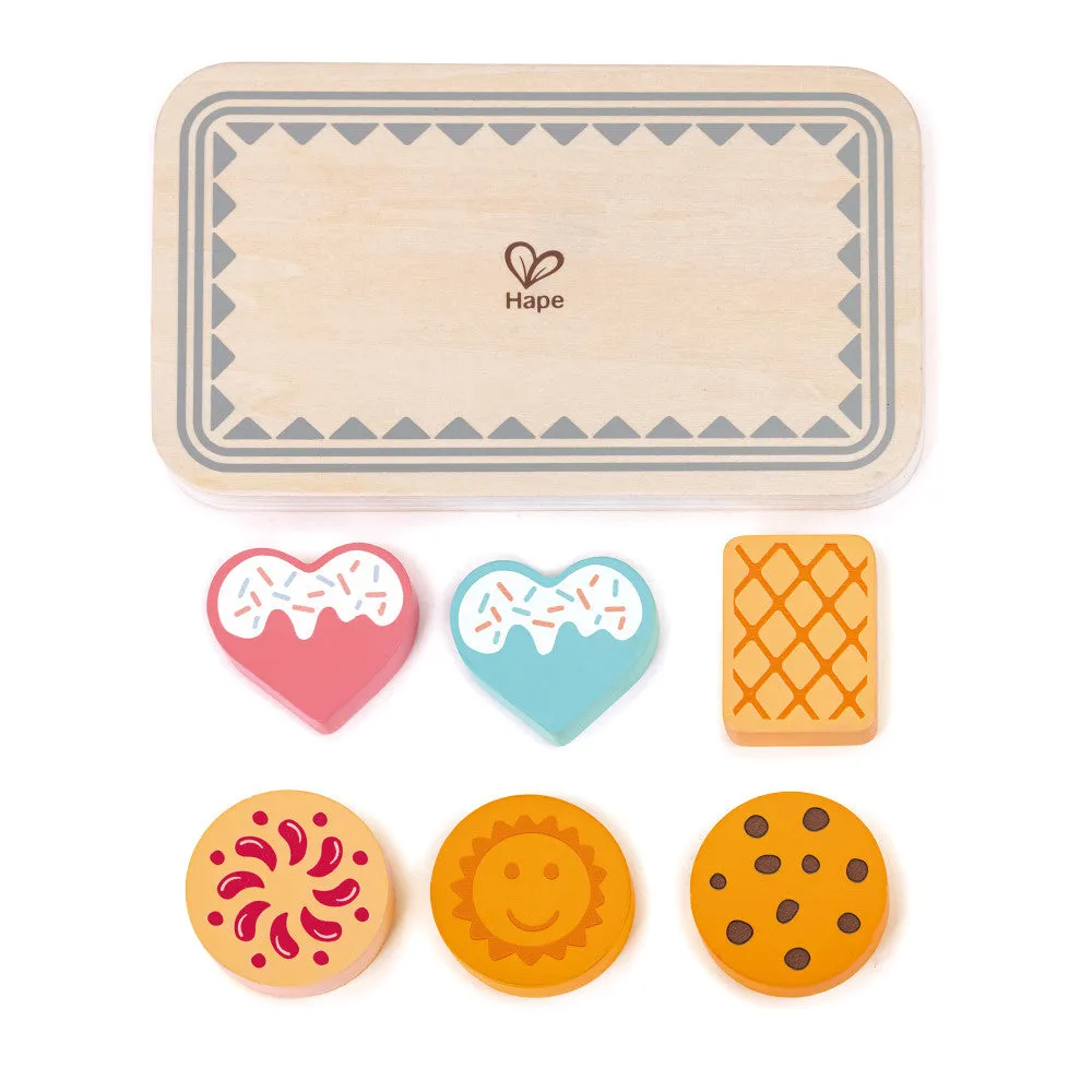 Hape My Baking Oven Playset with Magic Color-Changing Cookies - Red & White