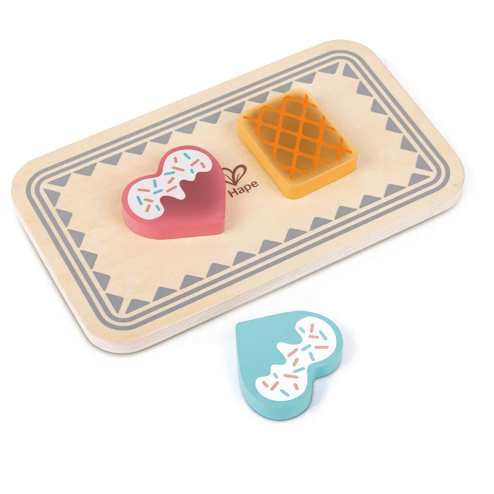 Hape My Baking Oven Playset with Magic Color-Changing Cookies - Red & White