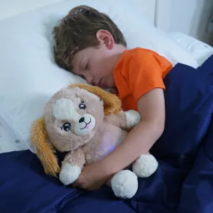 Happy Nappers Lullabrites Brown Dog - Musical Light-Up Bedtime Plush