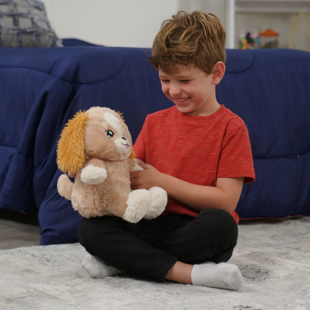 Happy Nappers Lullabrites Brown Dog - Musical Light-Up Bedtime Plush