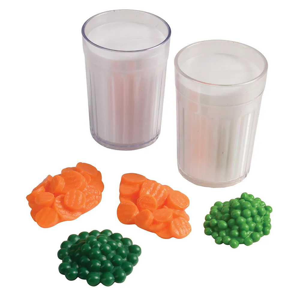 Healthy Meals for Two Dinner Playset | 16-Piece Realistic Food Set