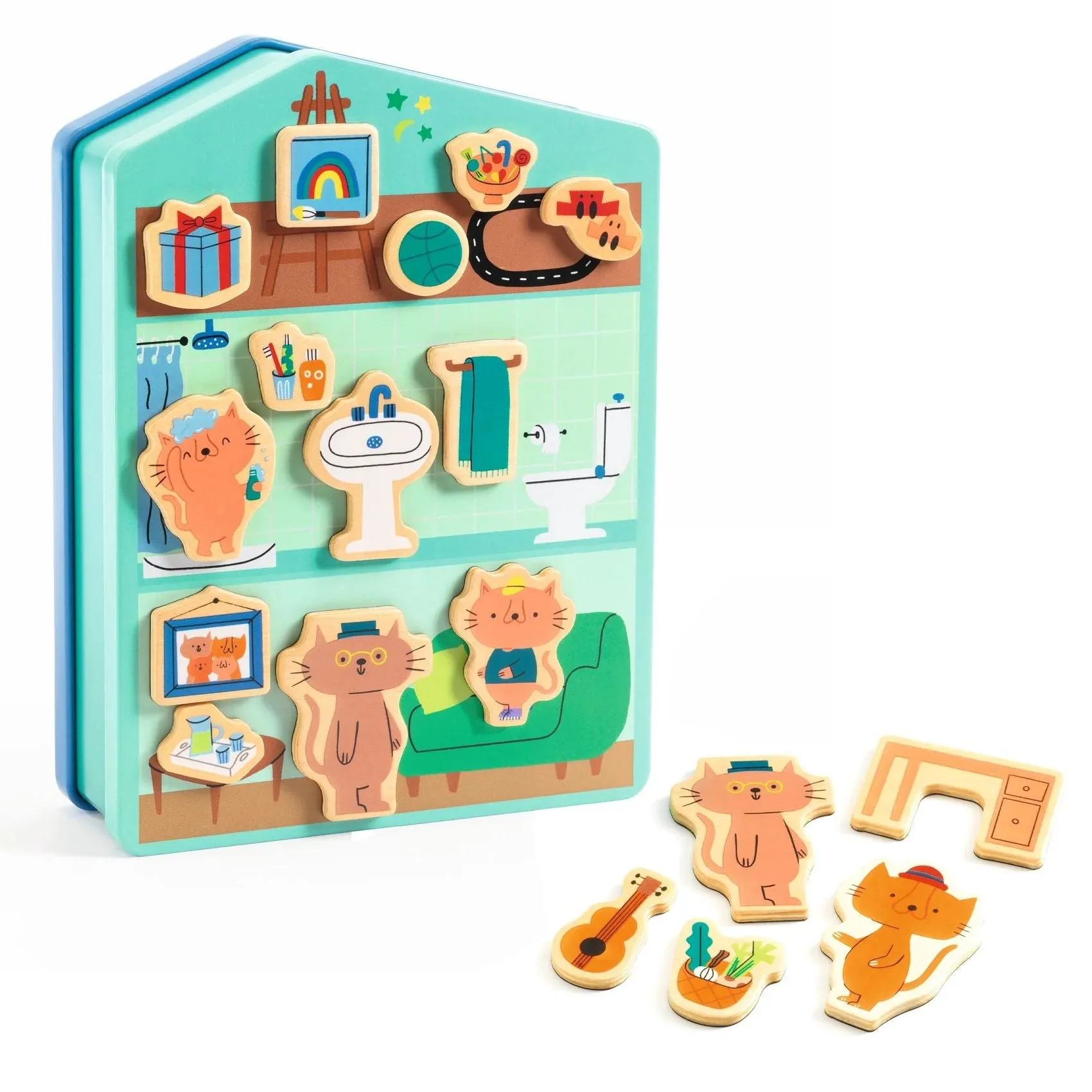 InZeBox Wooden Magnetics: InZeHouse