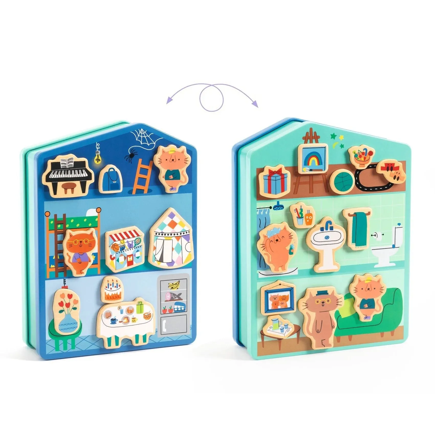 InZeBox Wooden Magnetics: InZeHouse