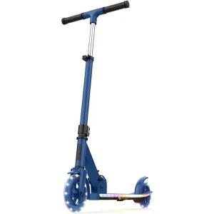 Jetson JHGLT-BLU Highlight 2-Wheel Kick Scooter, Kinetic Lights on Deck and Wheels, 6 Inch Wheels, Rear Brake, Easy-Folding Mechanism, Ages 6  (Blue)