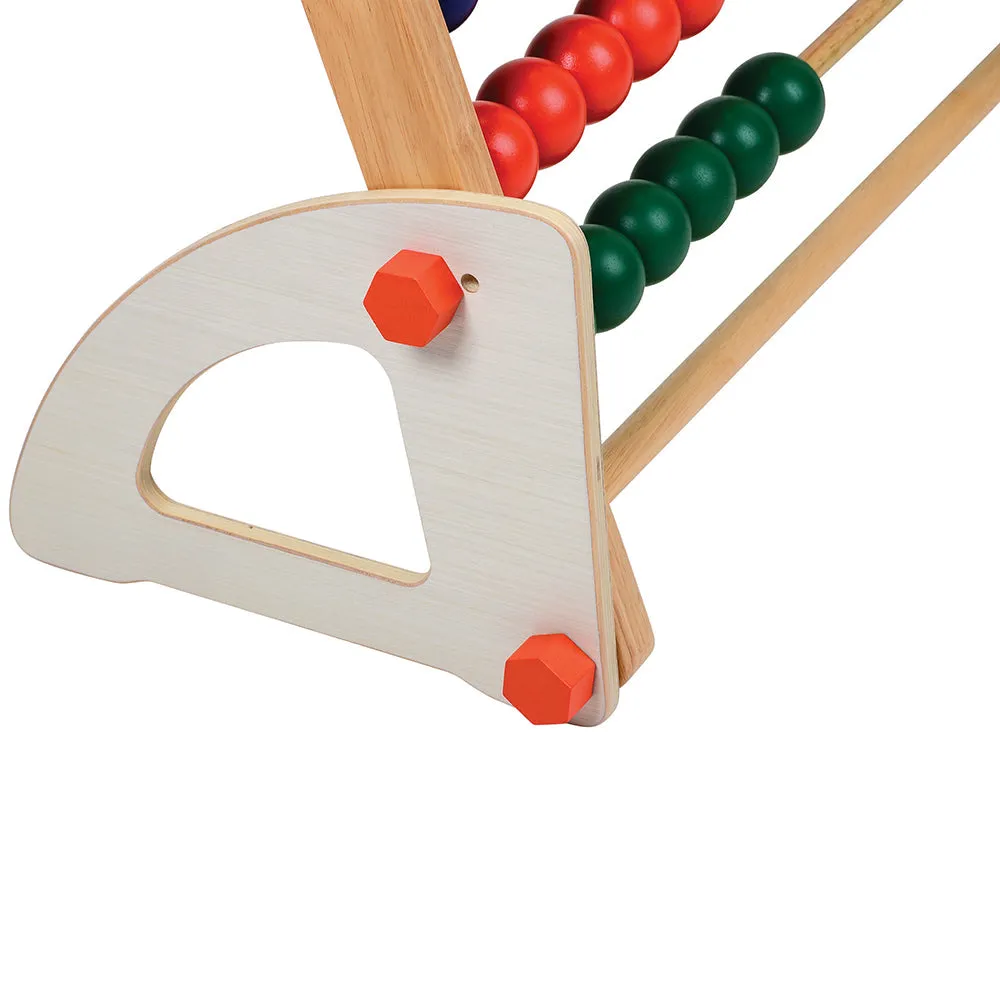 Jumbo Wooden Abacus Counting Frame | 100 Beads for Preschool Math Learning