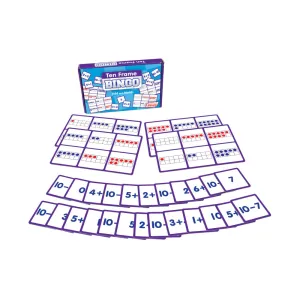 Junior Learning Ten Frame Bingo Game - Educational Math Toy for Ages 5 