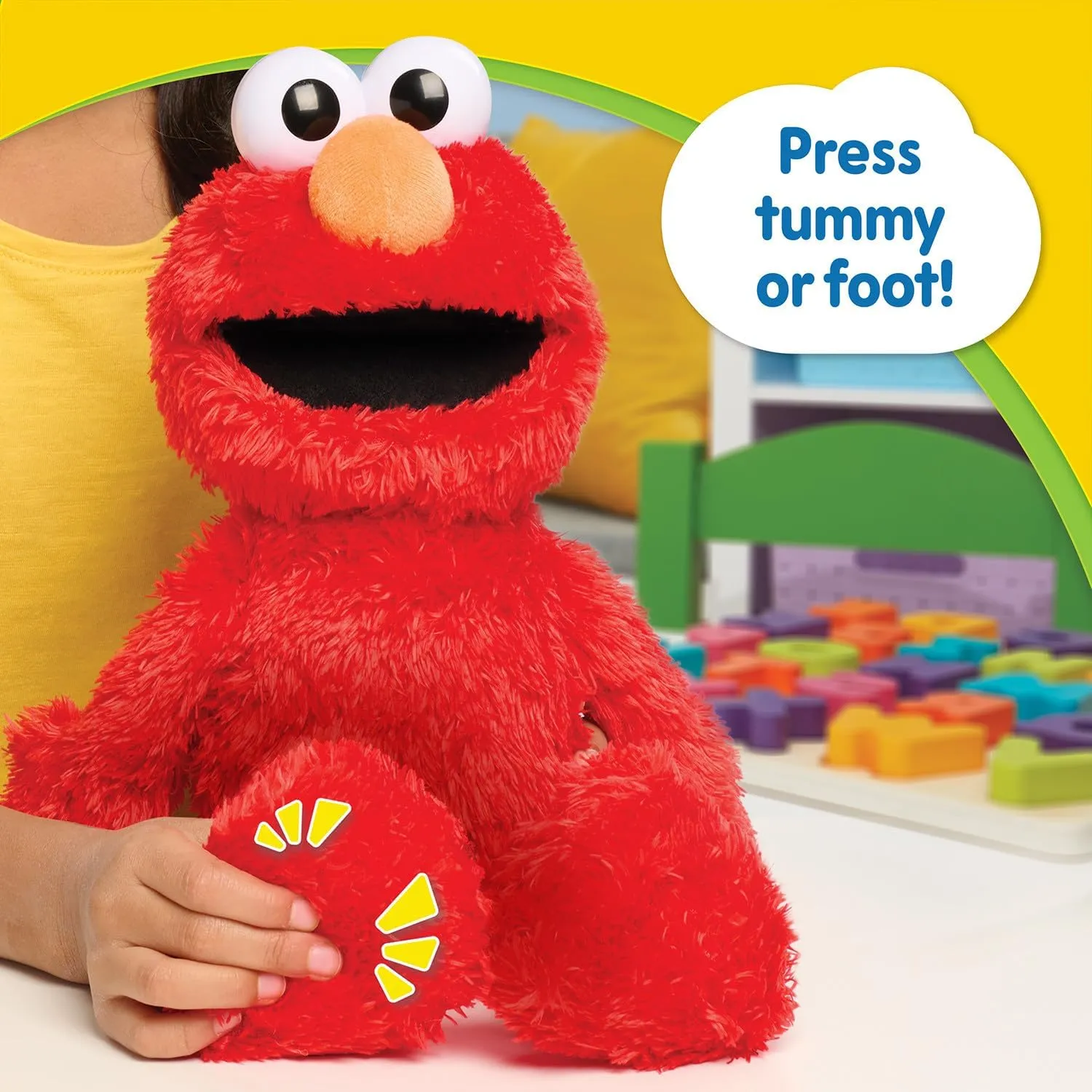 Just Play 57777 Sesame Street Tickle Me Elmo 13.5-inch Plush Doll - Red