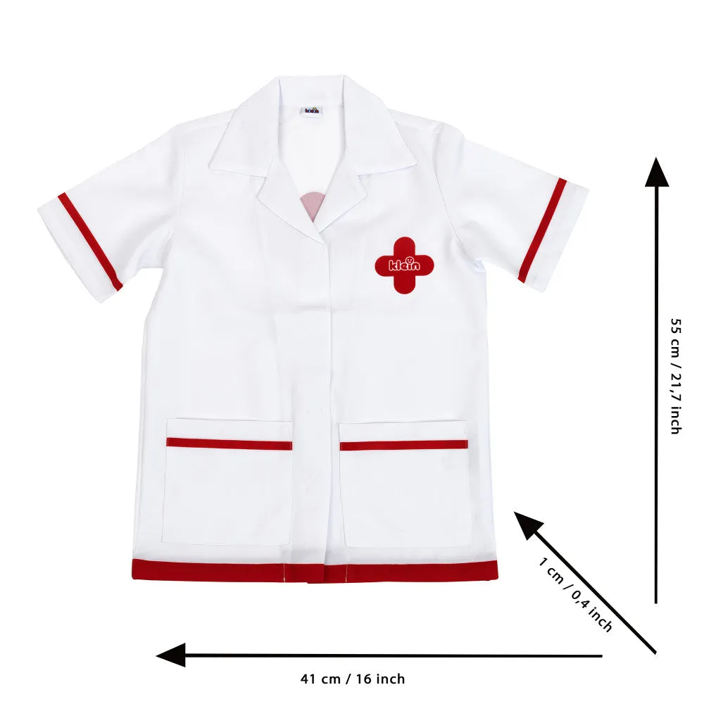 Klein 6-Piece PRO Doctor Costume Set - White & Red - Kids Ages 3 