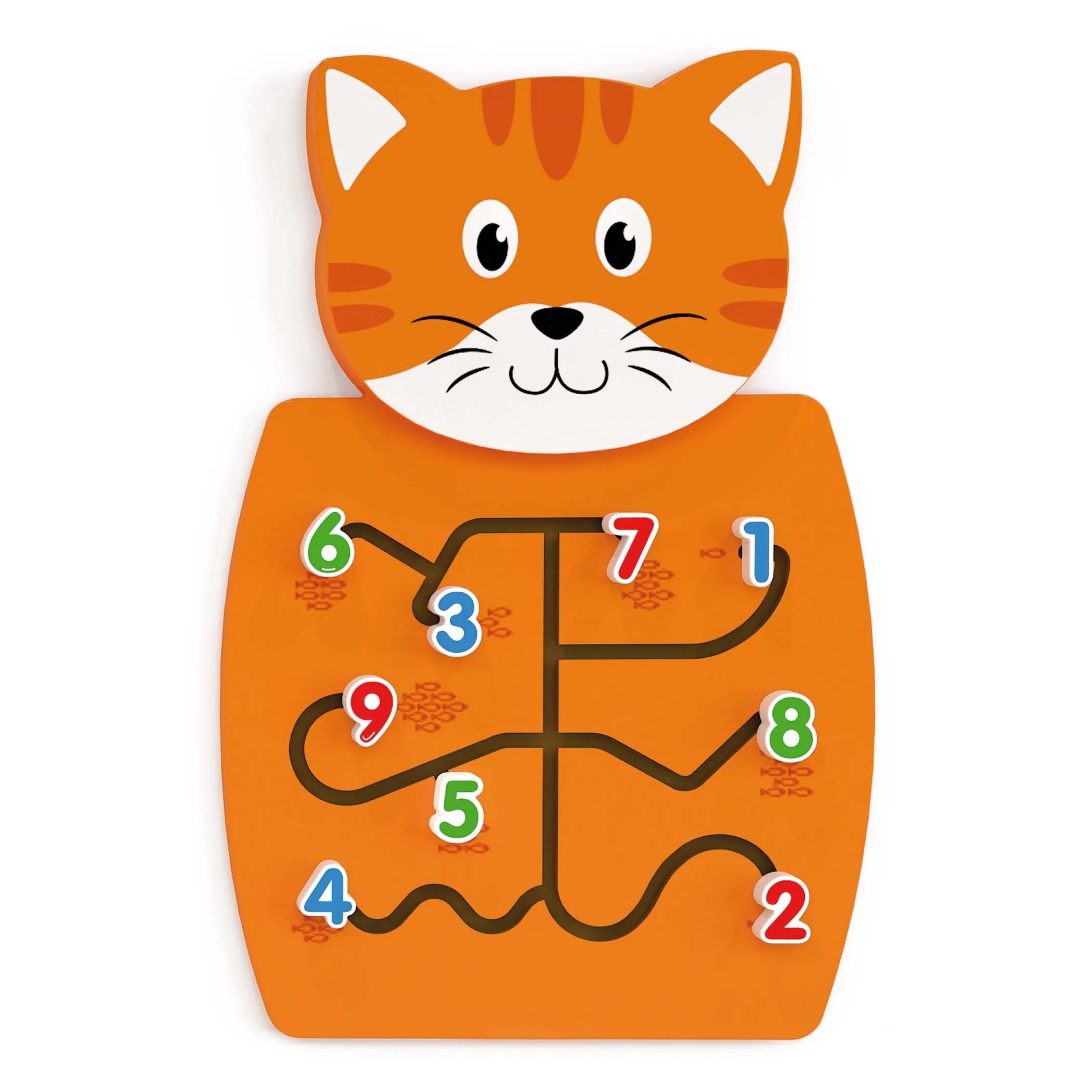 Learning Advantage Interactive Cat Activity Wall Panel - Educational Toddler Toy - 18m 
