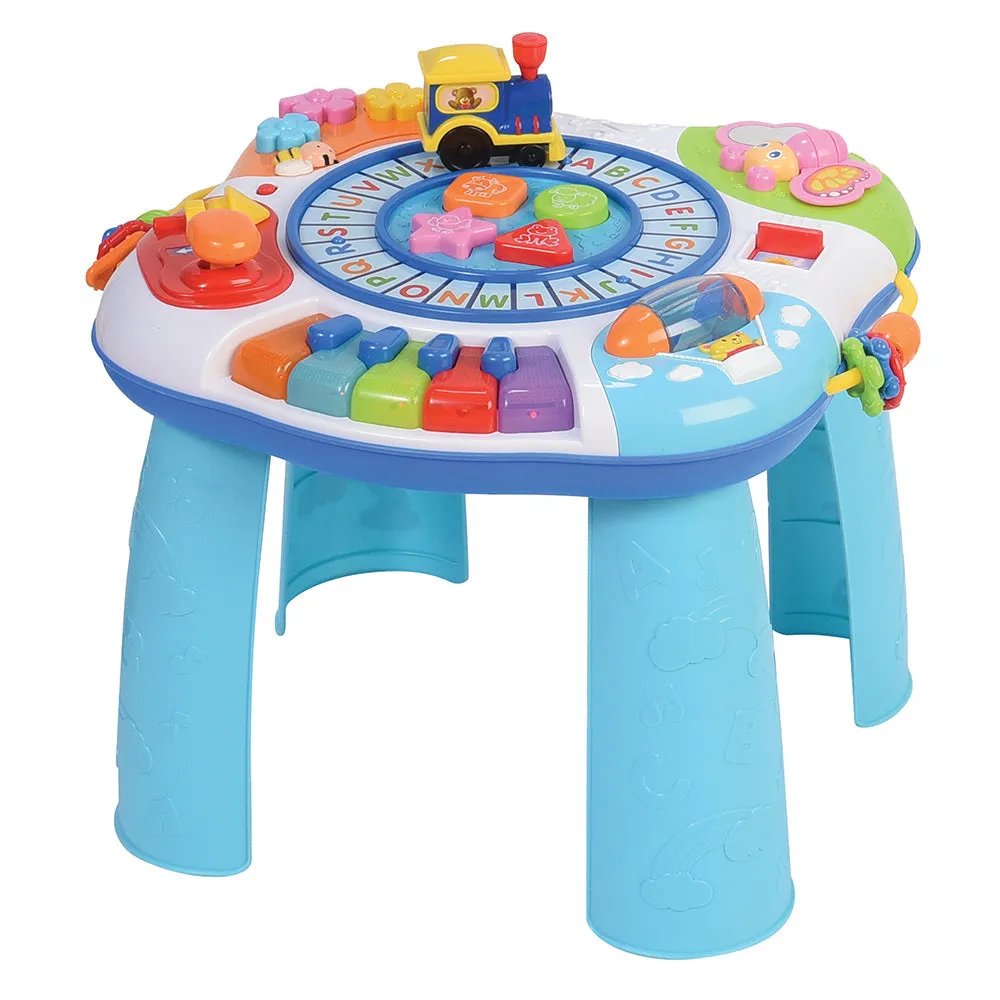 Letter Train & Piano Activity Table | Alphabet Song, Music, Shapes & Motor Skills