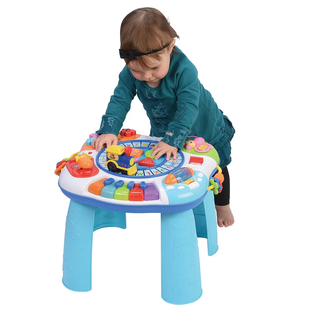 Letter Train & Piano Activity Table | Alphabet Song, Music, Shapes & Motor Skills
